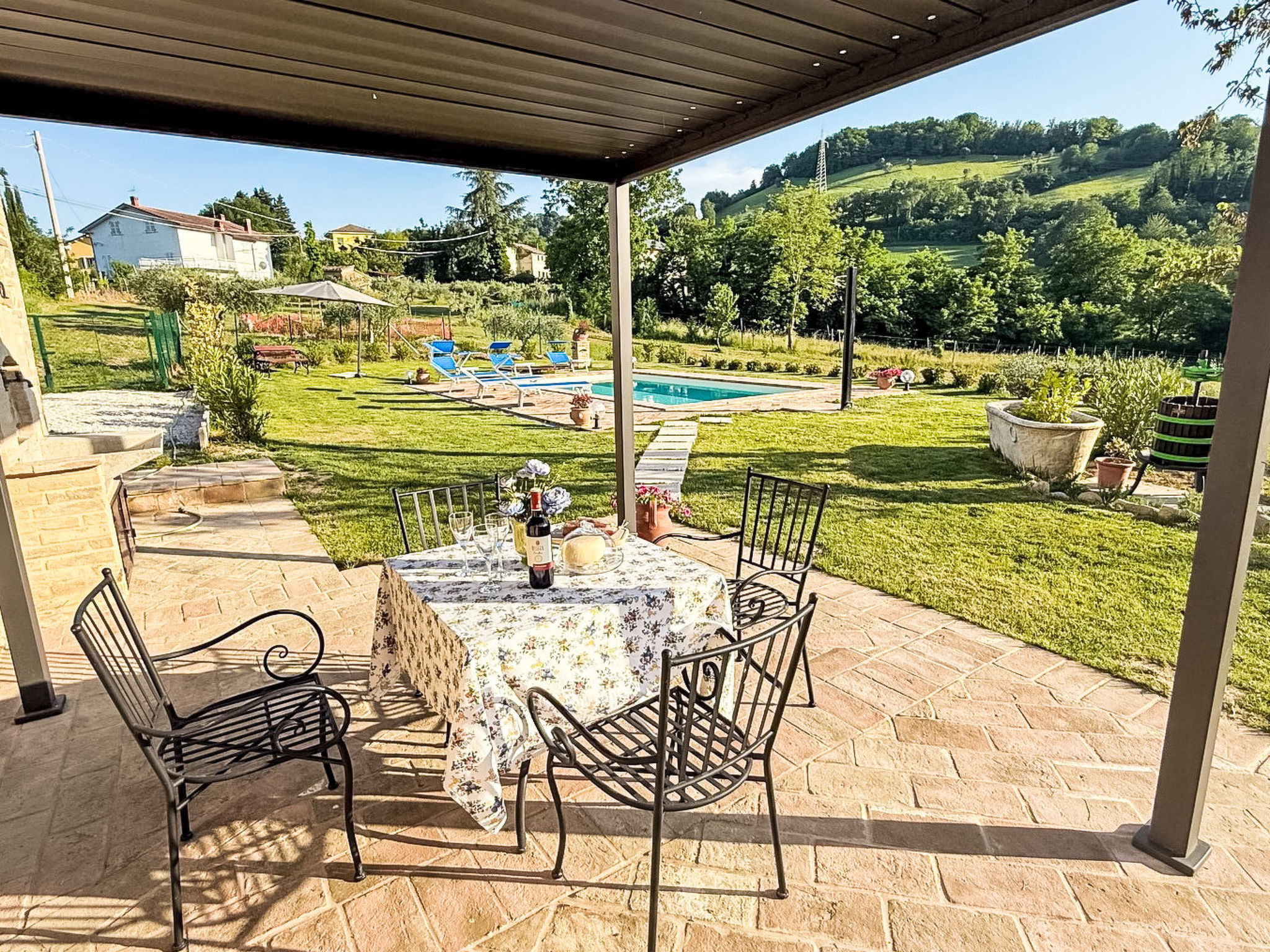 Ferienvilla mit privatem Pool und Whirlpool