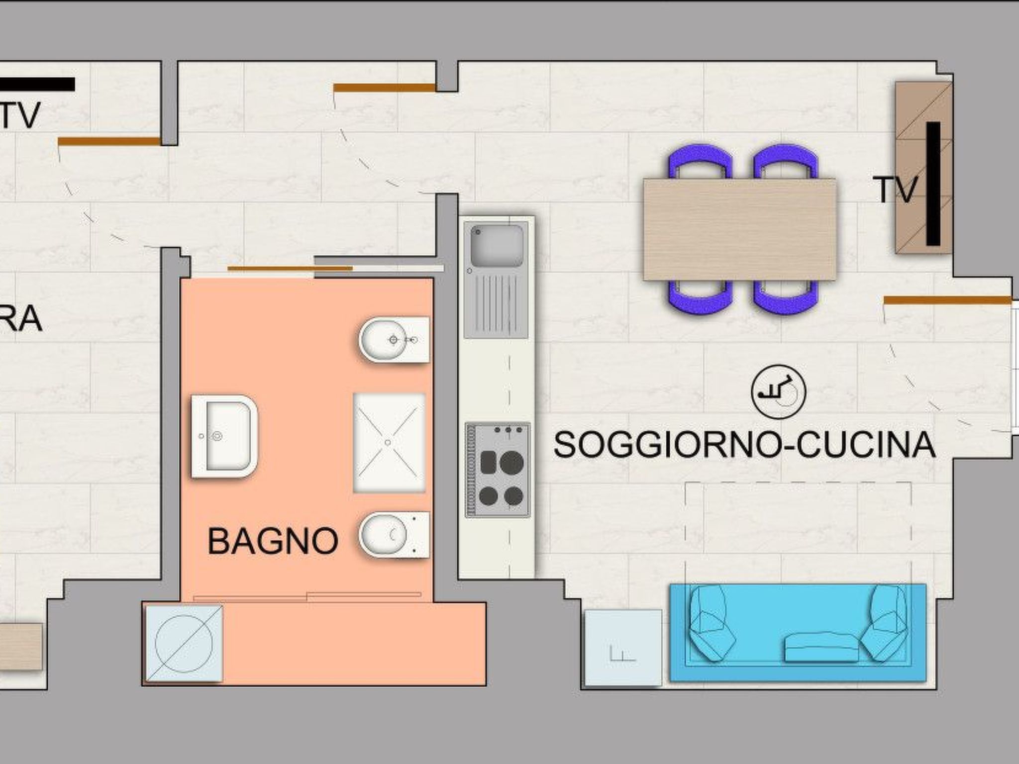 Residenz Borgo Offida mit großem Garten-Inside