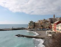 Gemütliche Wohnung in Bogliasco und Panoramablick