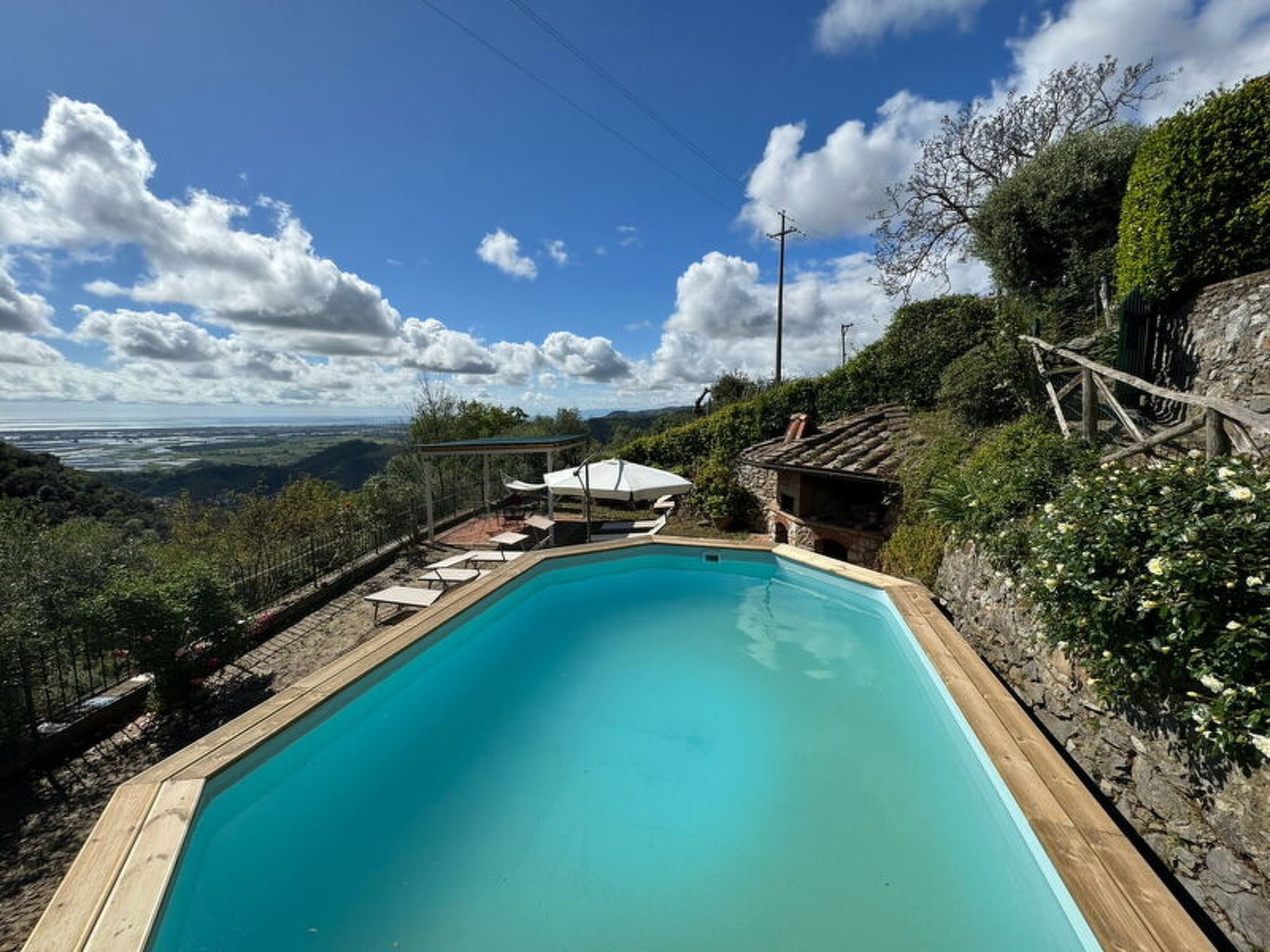 Vakantiehuis met privé zwembad in Casabasciana (Italië) voor 5 personen