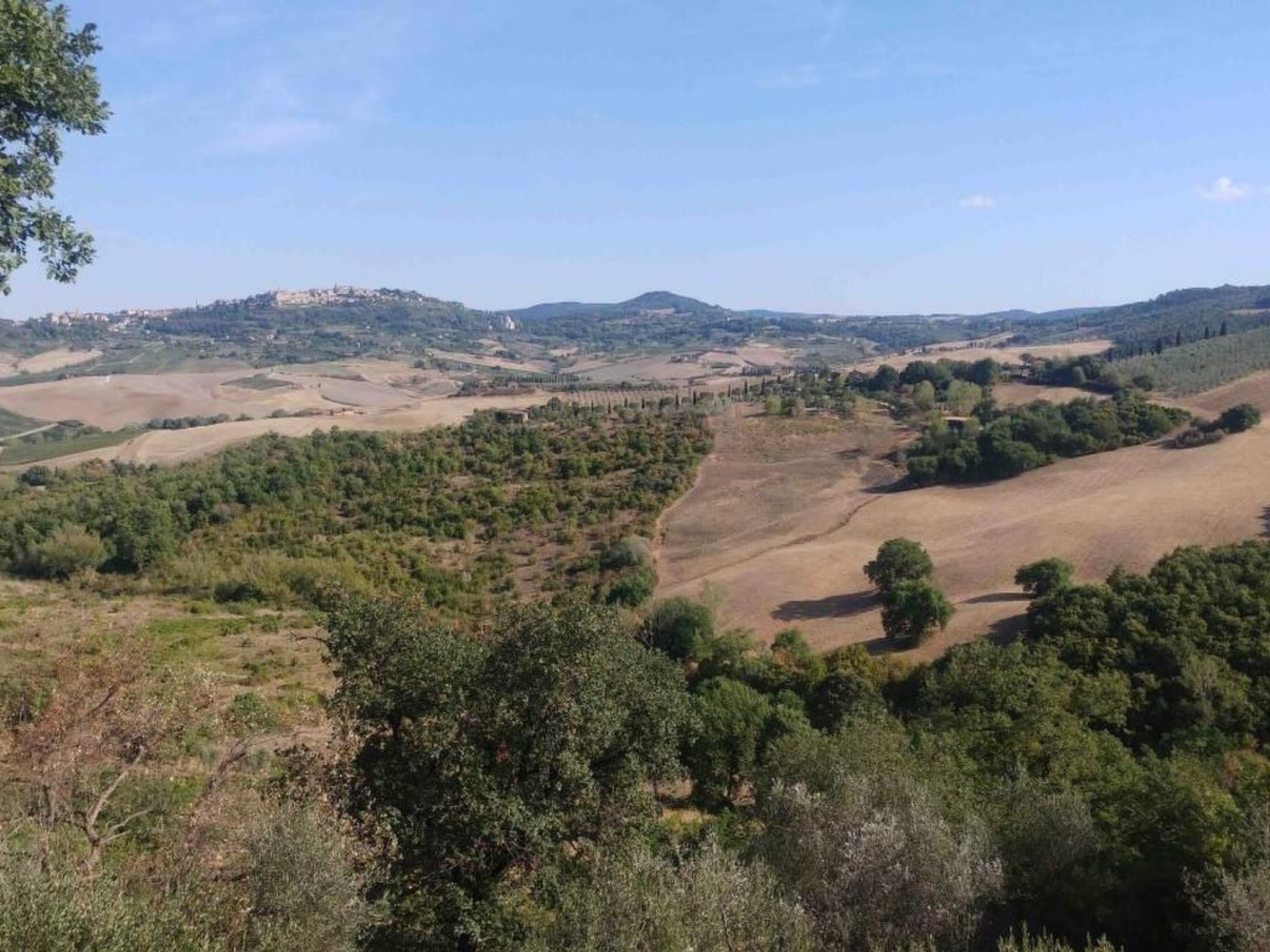 Haus Banditello, Blick auf das Tal von Montepulciano-Binnen