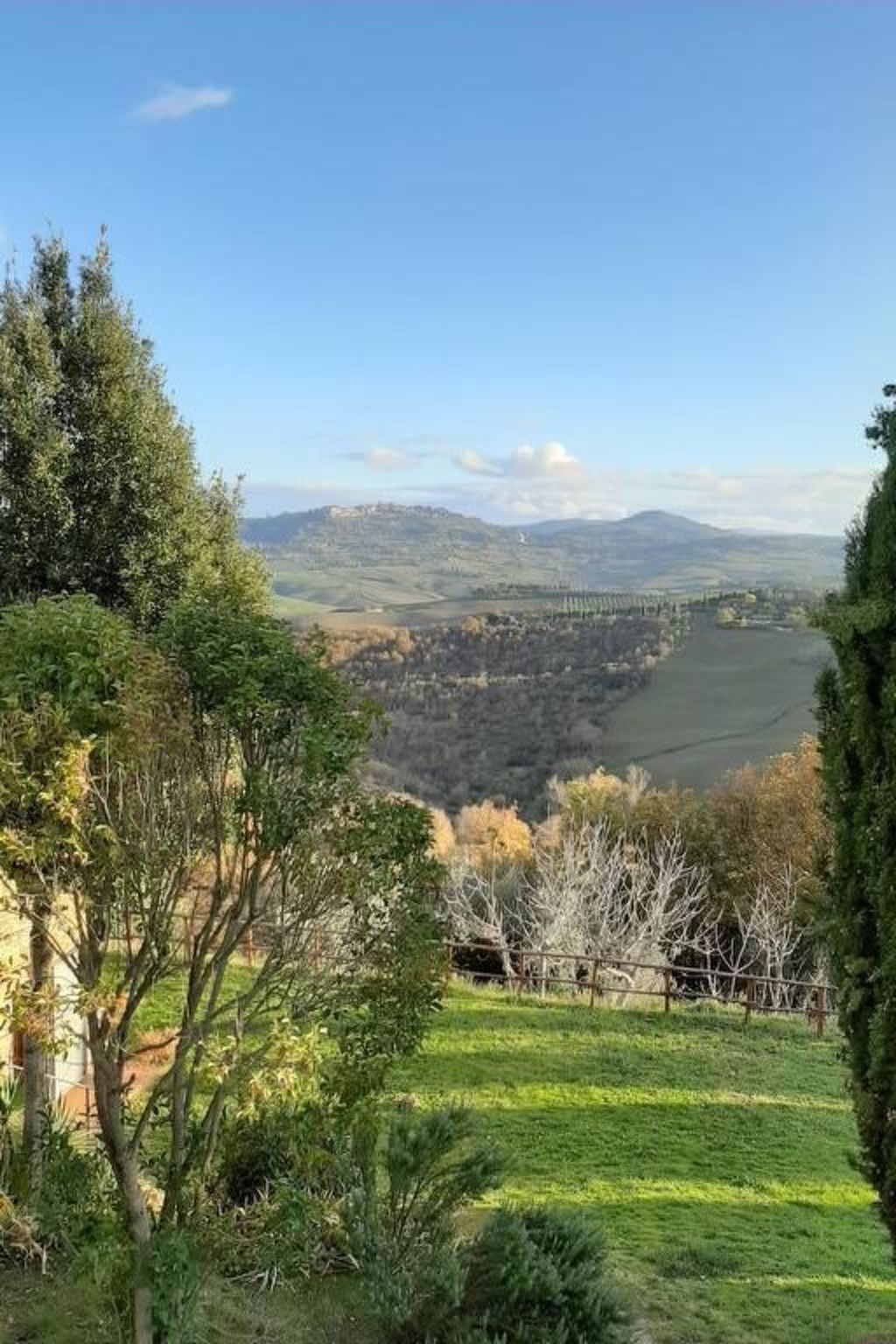 Haus Banditello, Blick auf das Tal von Montepulciano-Binnen