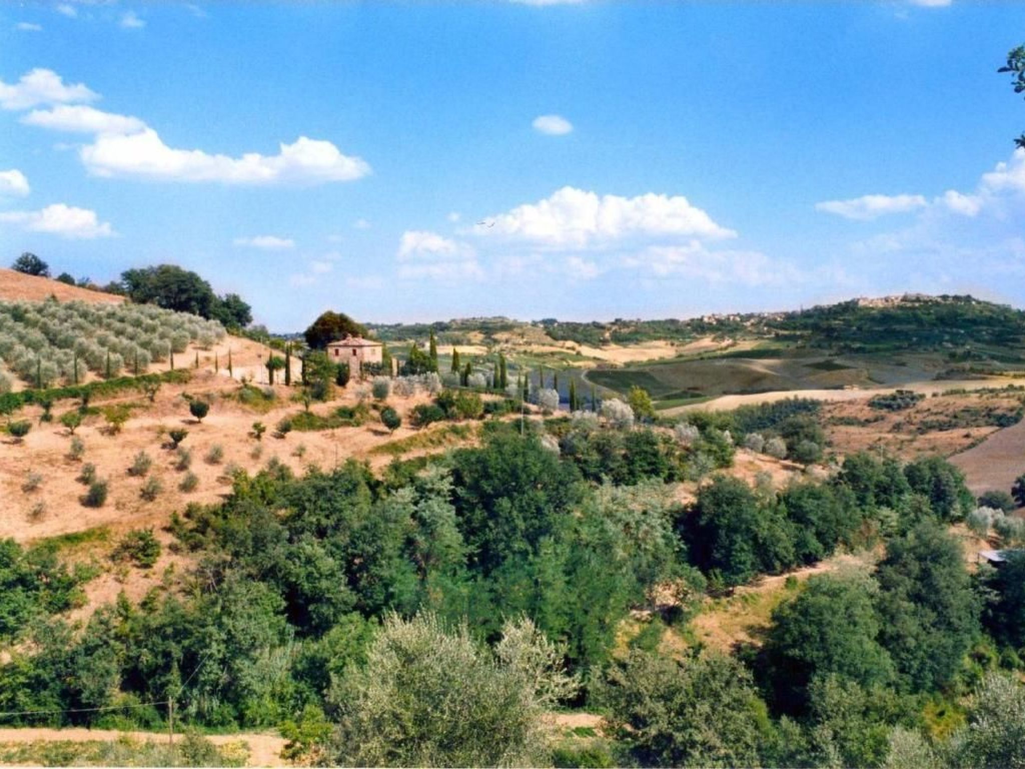 Haus Banditello, Blick auf das Tal von Montepulciano-Binnen