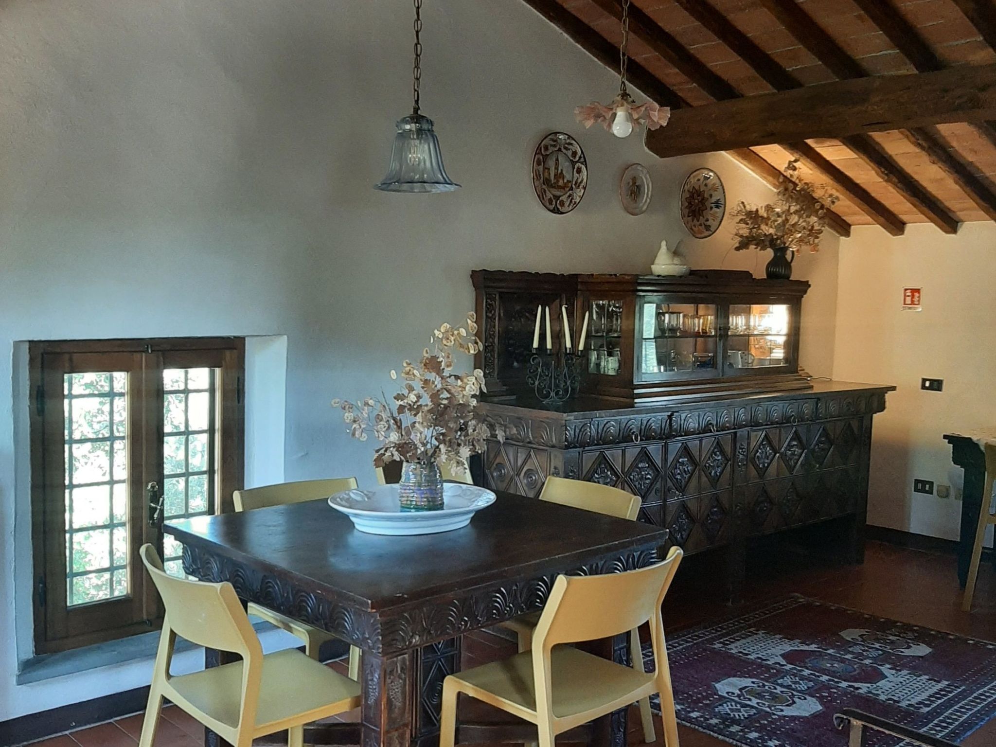 Casa Mulinello, Blick auf das Tal von Montepulciano-Binnen