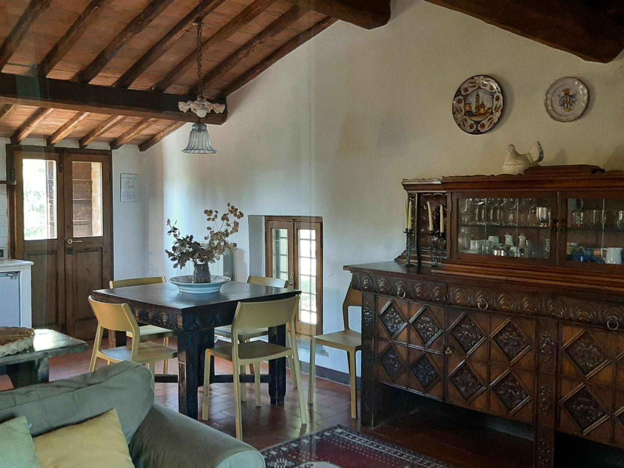 Casa Mulinello, Blick auf das Tal von Montepulciano-Binnen