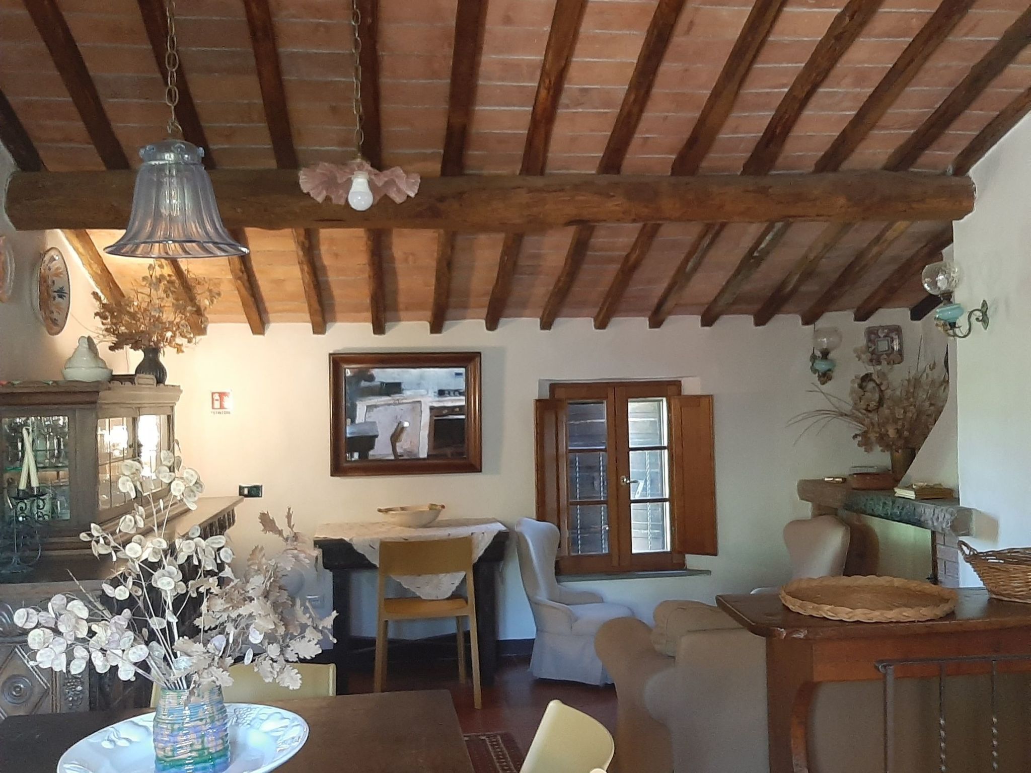 Casa Mulinello, Blick auf das Tal von Montepulciano-Binnen