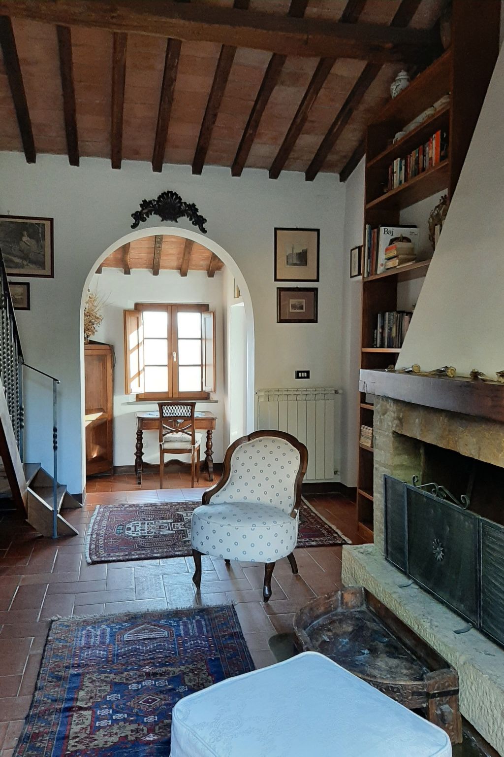 Casa Mulinello, Blick auf das Tal von Montepulciano-Binnen