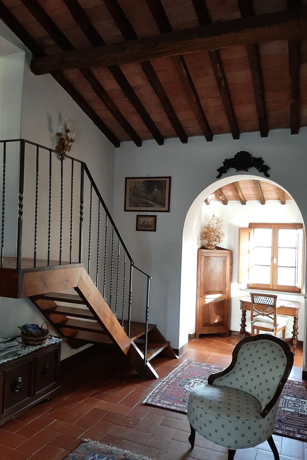 Casa Mulinello, Blick auf das Tal von Montepulciano-Binnen