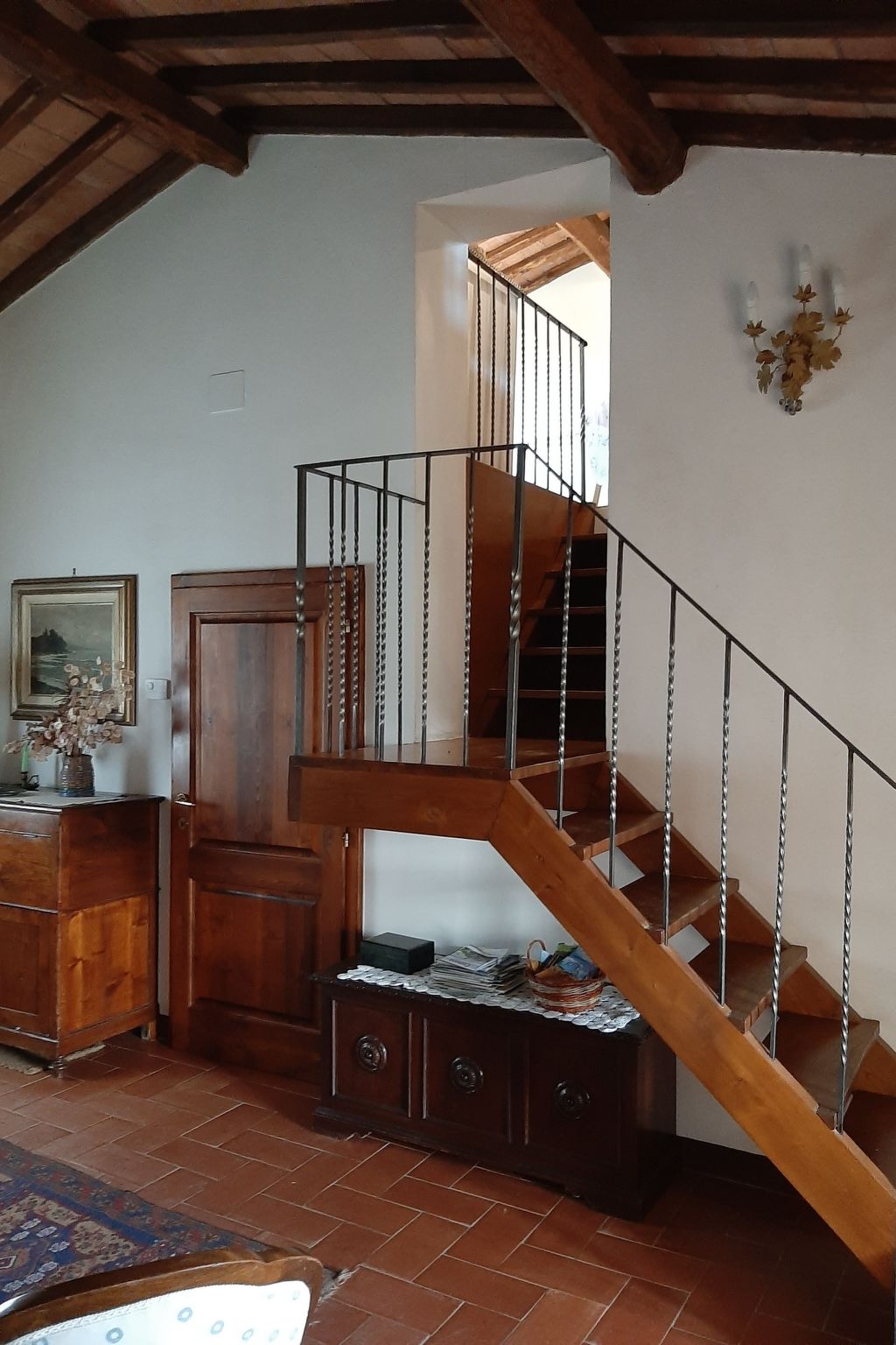 Casa Mulinello, Blick auf das Tal von Montepulciano-Binnen