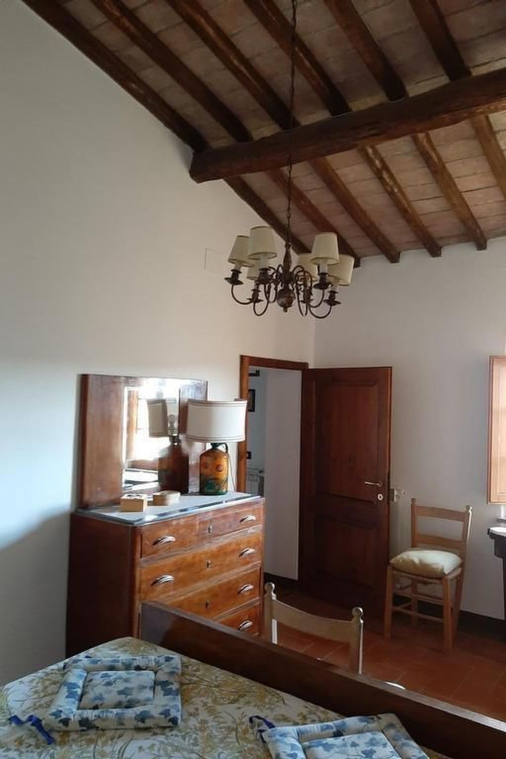 Casa Mulinello, Blick auf das Tal von Montepulciano-Binnen