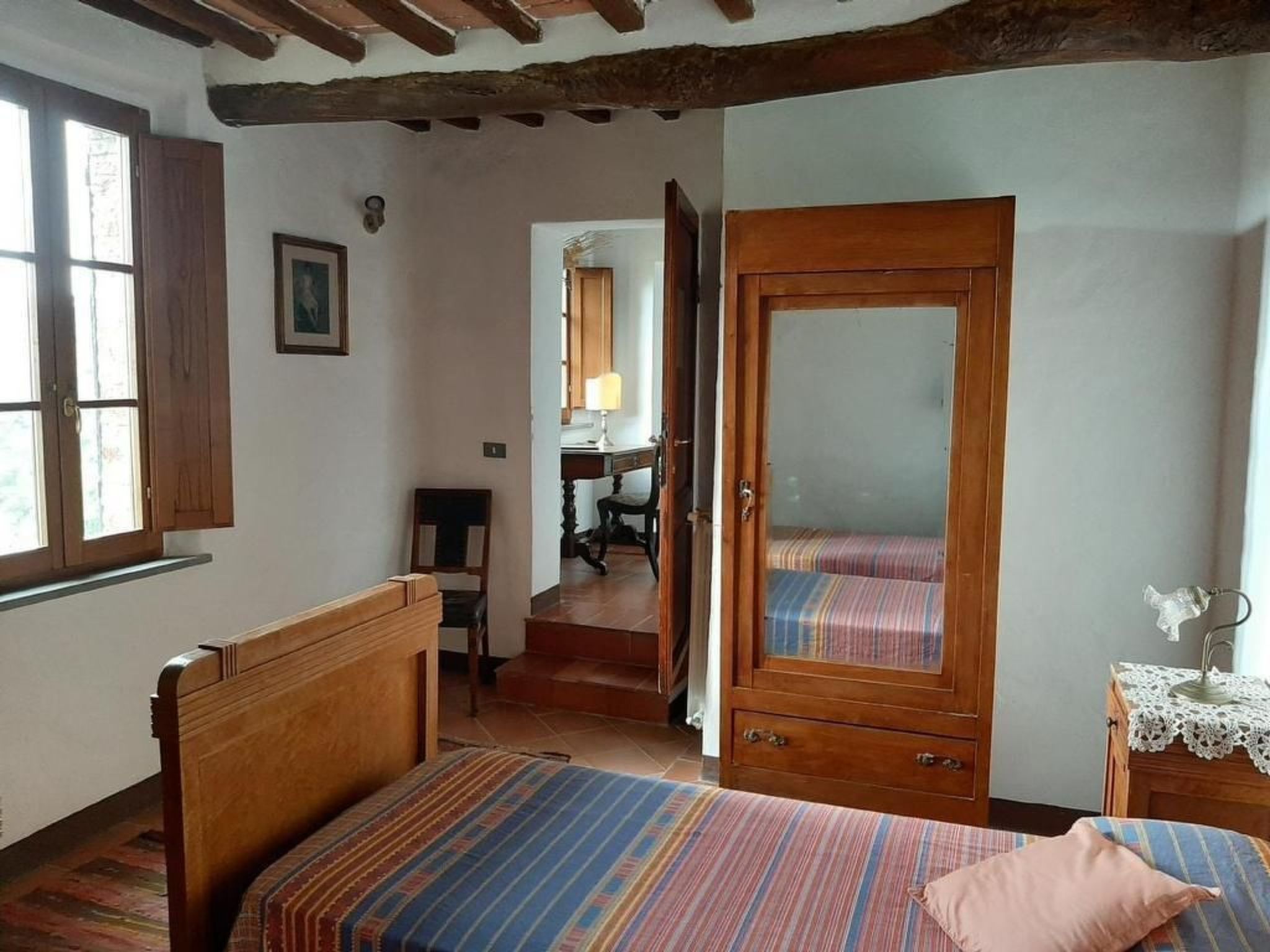 Casa Mulinello, Blick auf das Tal von Montepulciano-Binnen