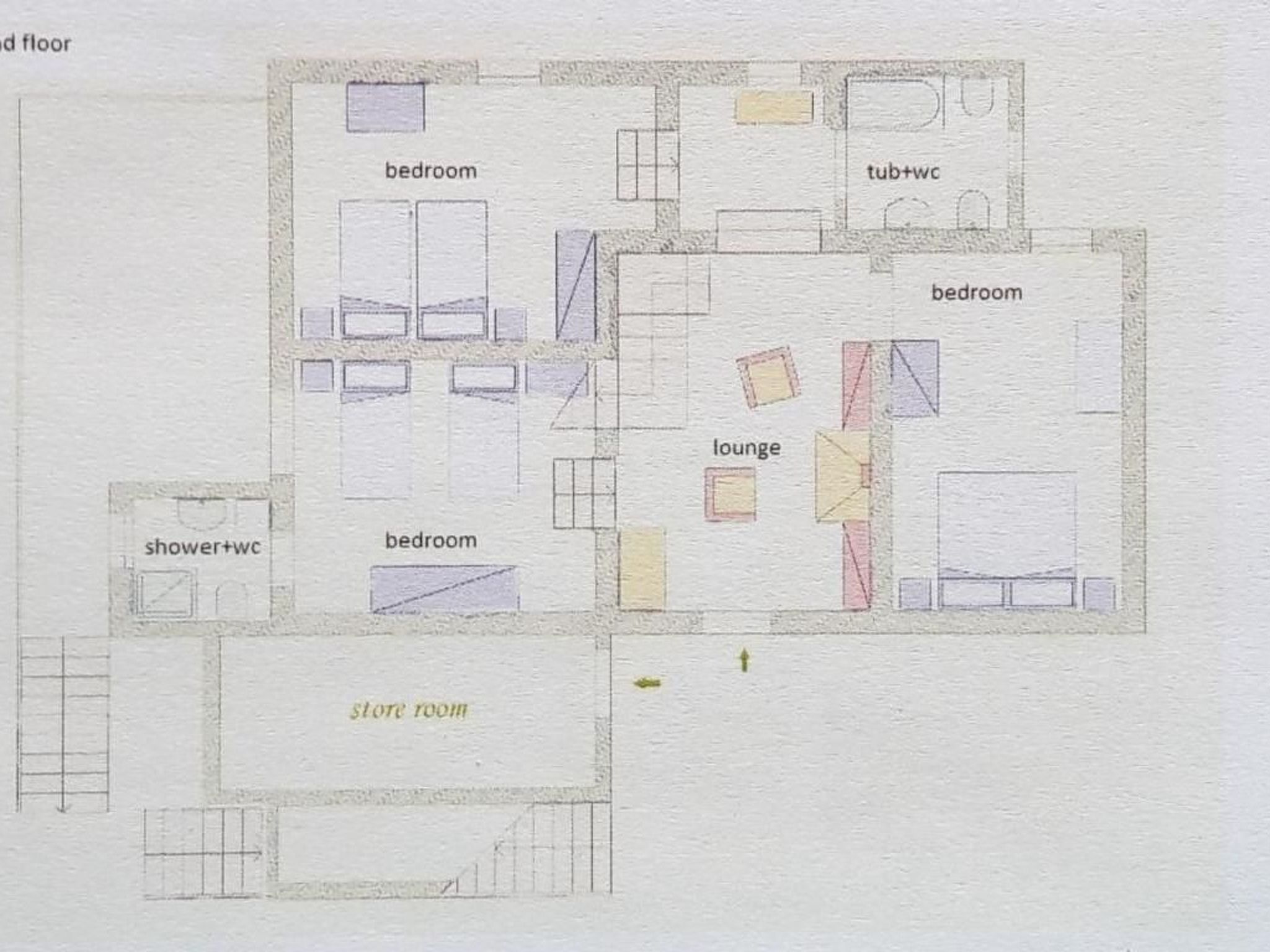 Casa Mulinello, Blick auf das Tal von Montepulciano-Binnen