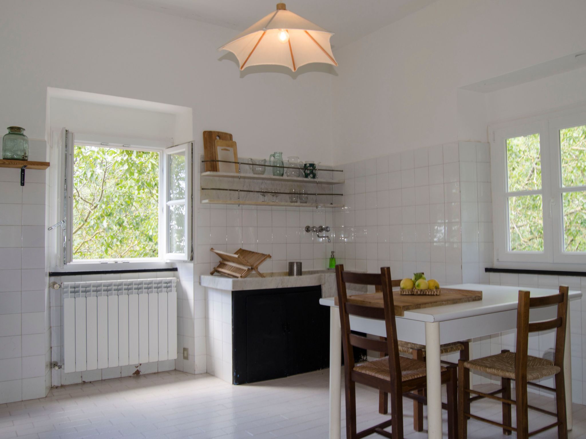 Appartement in Castiglione Chiavarese mit Garten