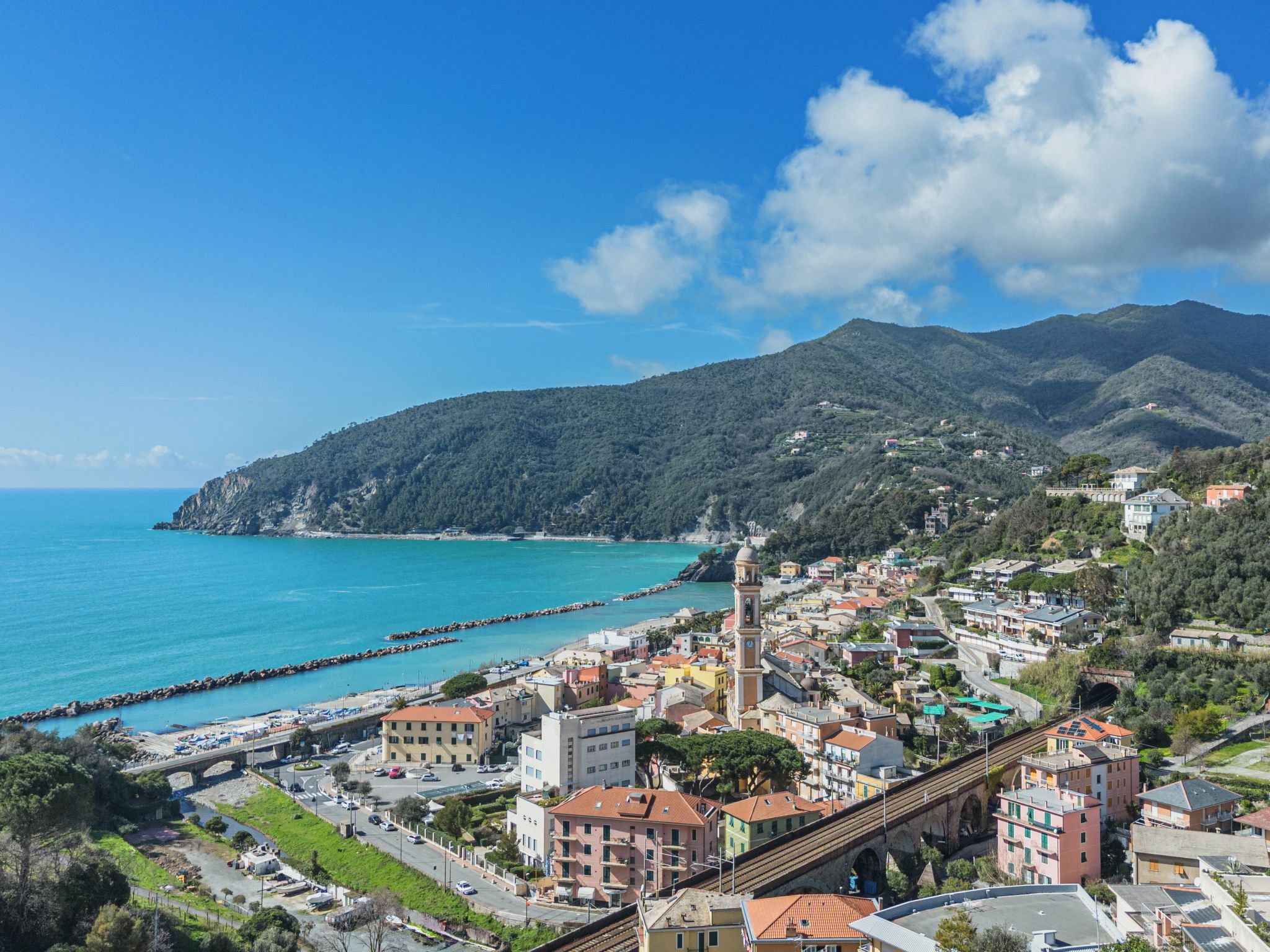 Come il sole all'improvviso: zeezichtappartement in Moneglia, Ligurië - foto 34