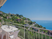 Daniela: Zonnig appartement met zeezicht in Lemeglio, Moneglia - thumbnail 5