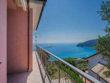 Daniela: Zonnig appartement met zeezicht in Lemeglio, Moneglia - thumbnail 3