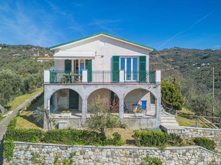 Zeezicht en rust in vrijstaand vakantiehuis Sorvegallo, Moneglia in Moneglia