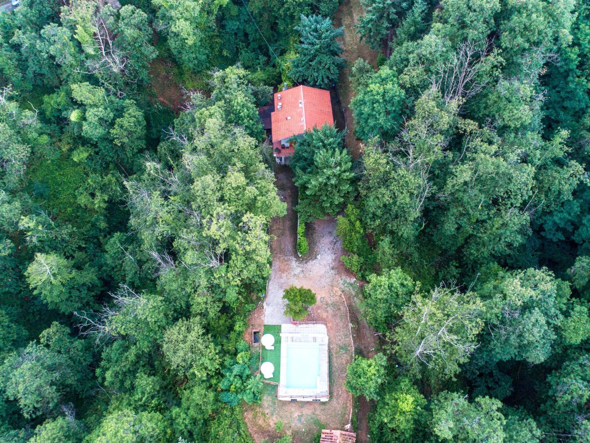 Haus inmitten der Natur mit Schwimmbad-Binnen