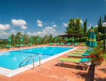 Appartement Borgo Collelungo Type A: Toscaanse charme met zwembad en tuin - thumbnail 1