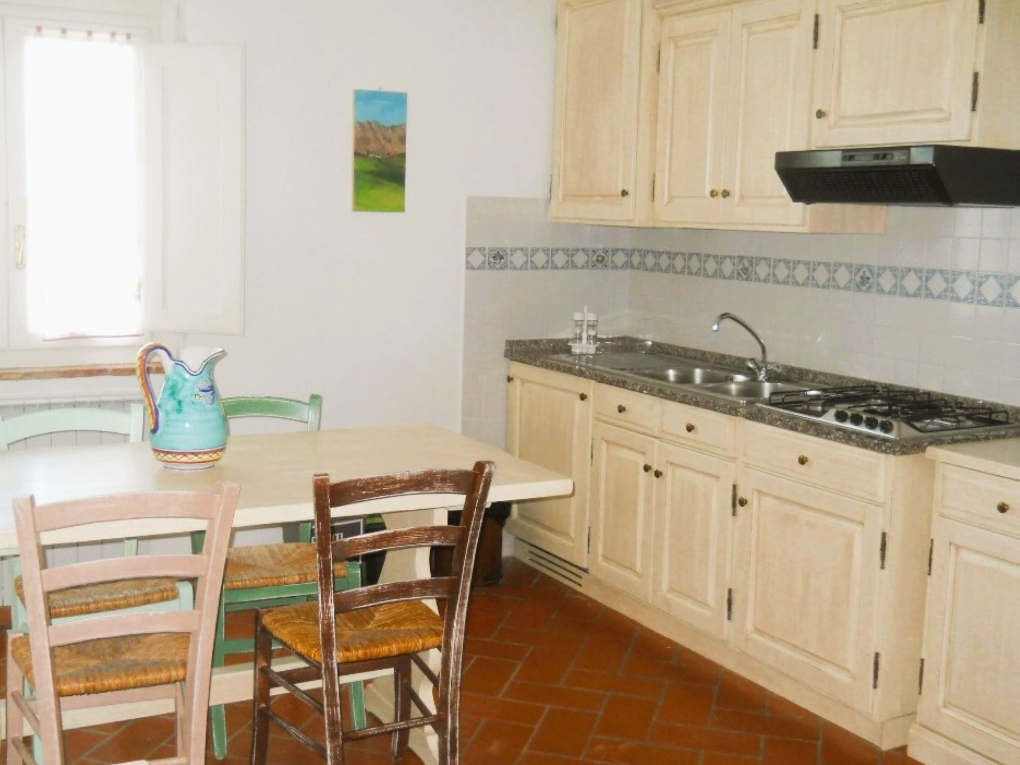 Vier-Zimmer-Wohnung Collelungo mit 1 Badezimmer-Binnen