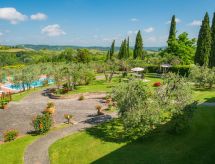 Authentiek Toscaans appartement met zwembad en uitzicht in Castelfalfi - thumbnail 5