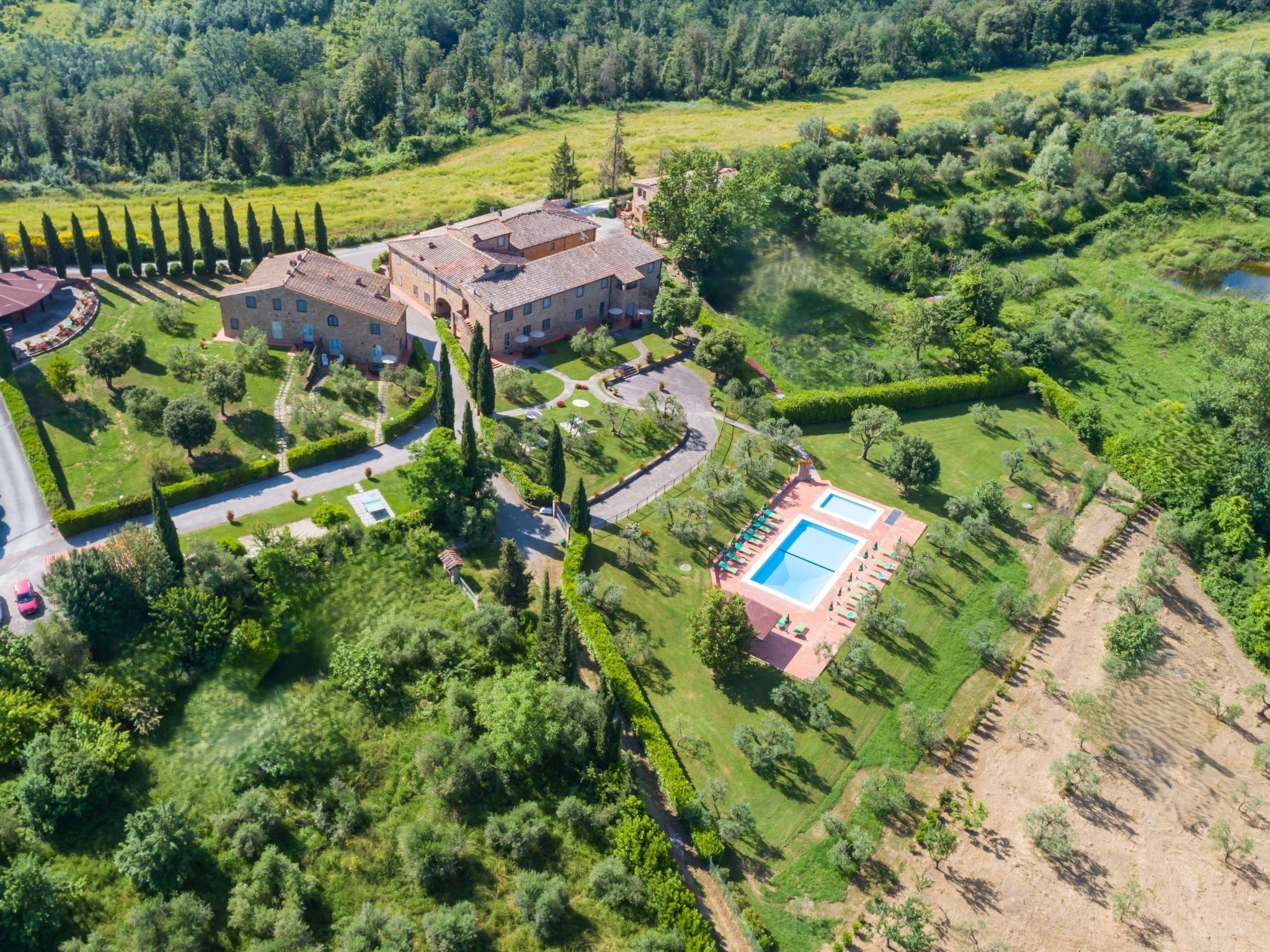 Ferienhaus in Castelfalfi (Italien) und 1 Hund erlaubt