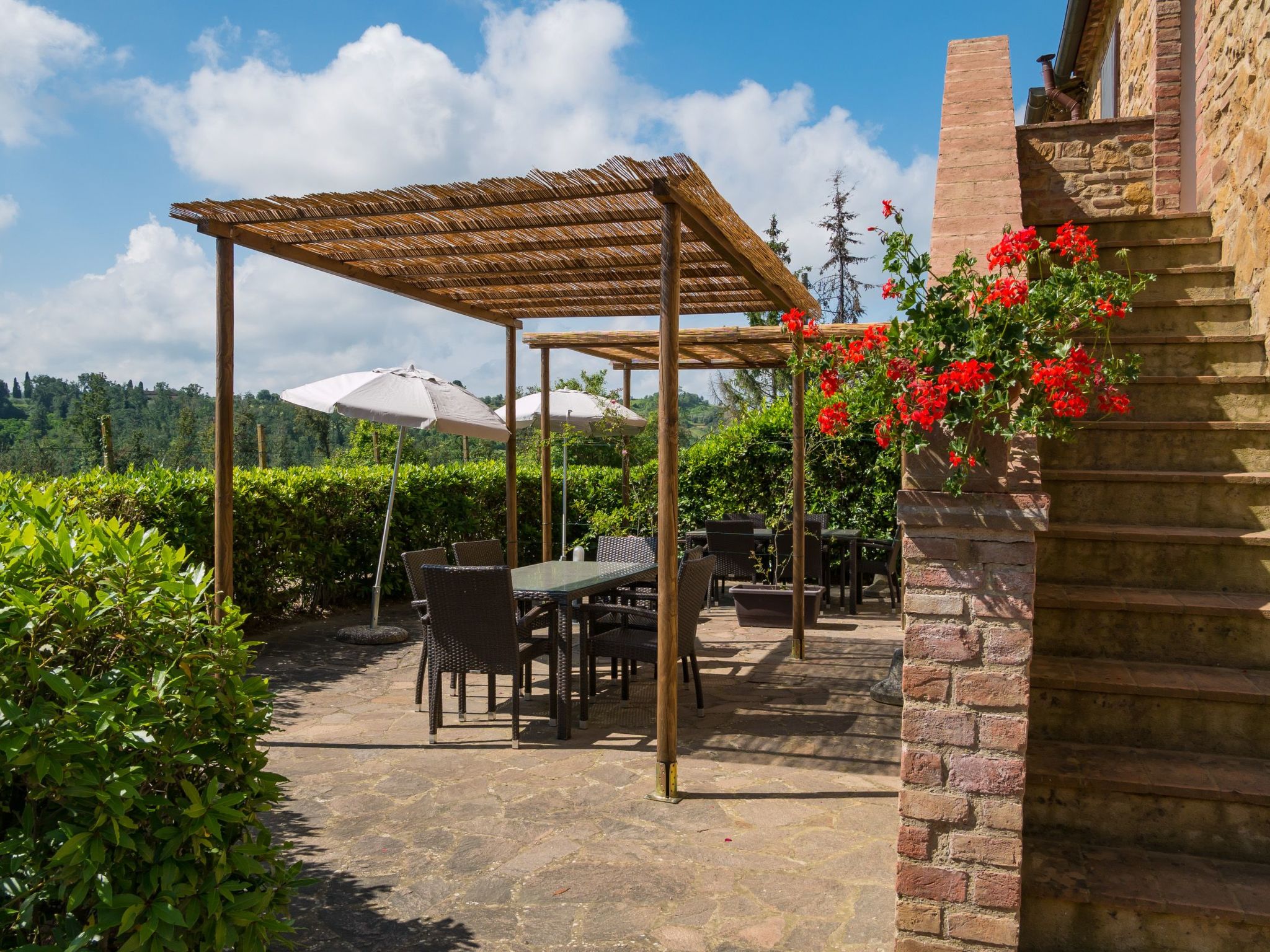 Vier-Zimmer-Wohnung Borgo Collelungo 2 Bäder, erster Stock-Binnen