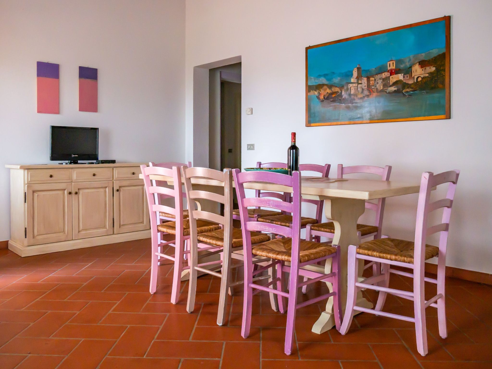 Vier-Zimmer-Wohnung Borgo Collelungo 2 Bäder, erster Stock-Binnen