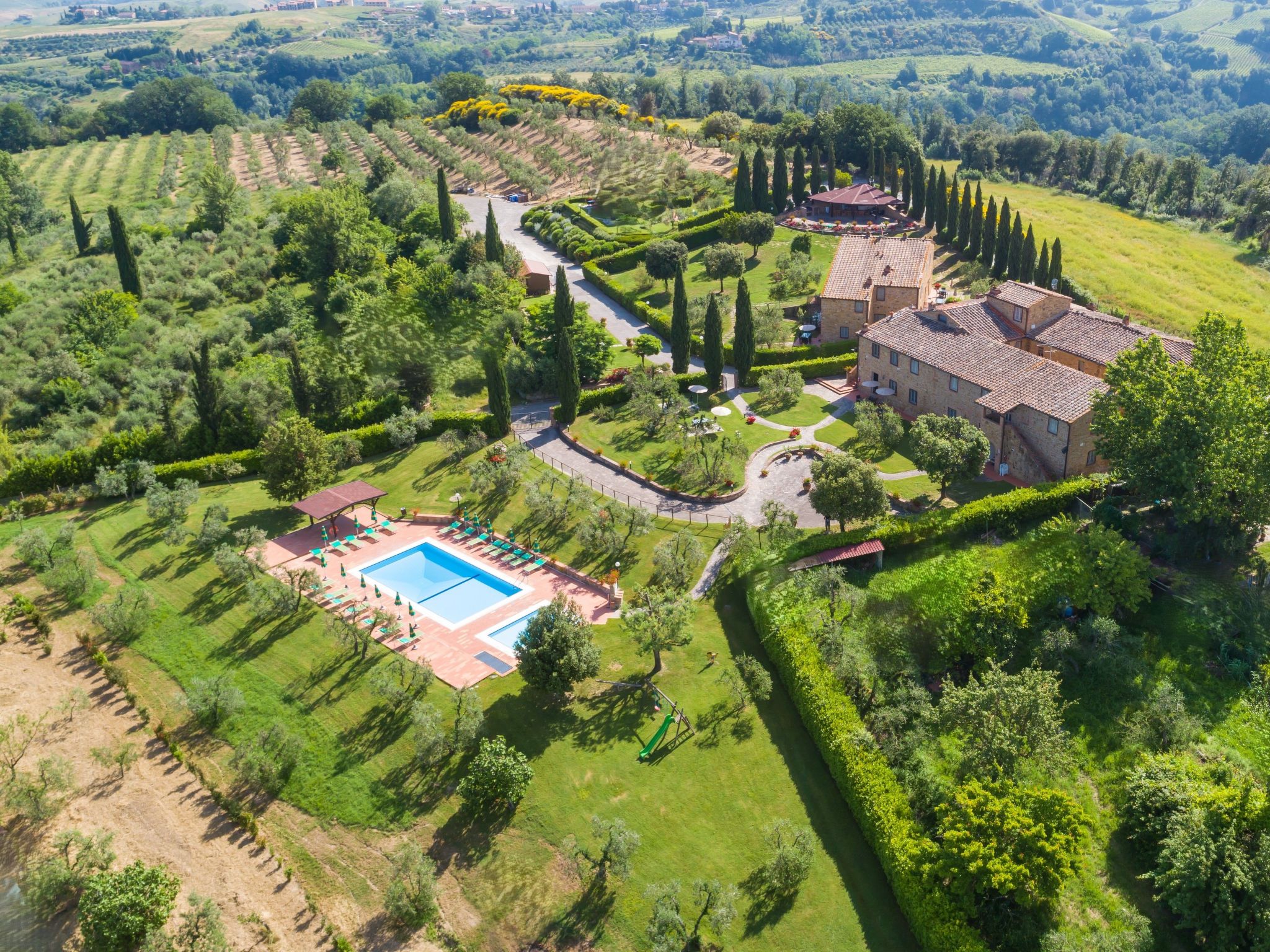 Ferienhaus in Castelfalfi (Italien) und 1 Hund erlaubt