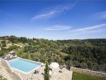 Romantisch Toscaans appartement in Castelfalfi met zwembad en uitzicht - thumbnail 6