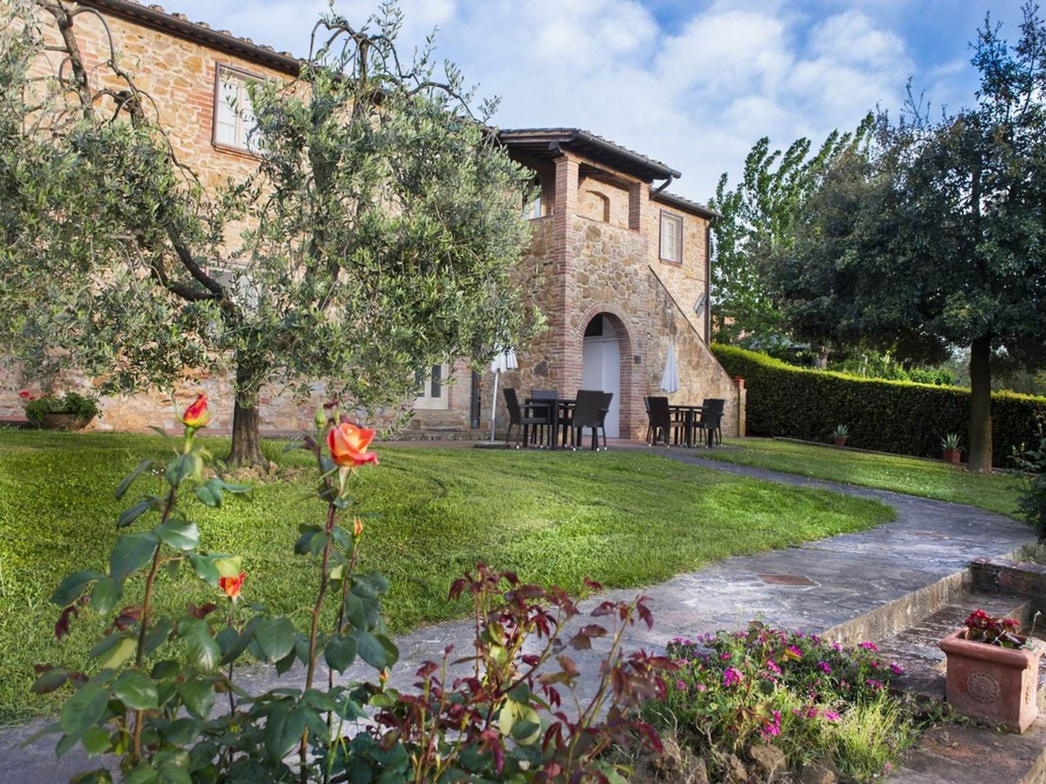 Ferienhaus in Castelfalfi (Italië) und 1 Hund erlaubt