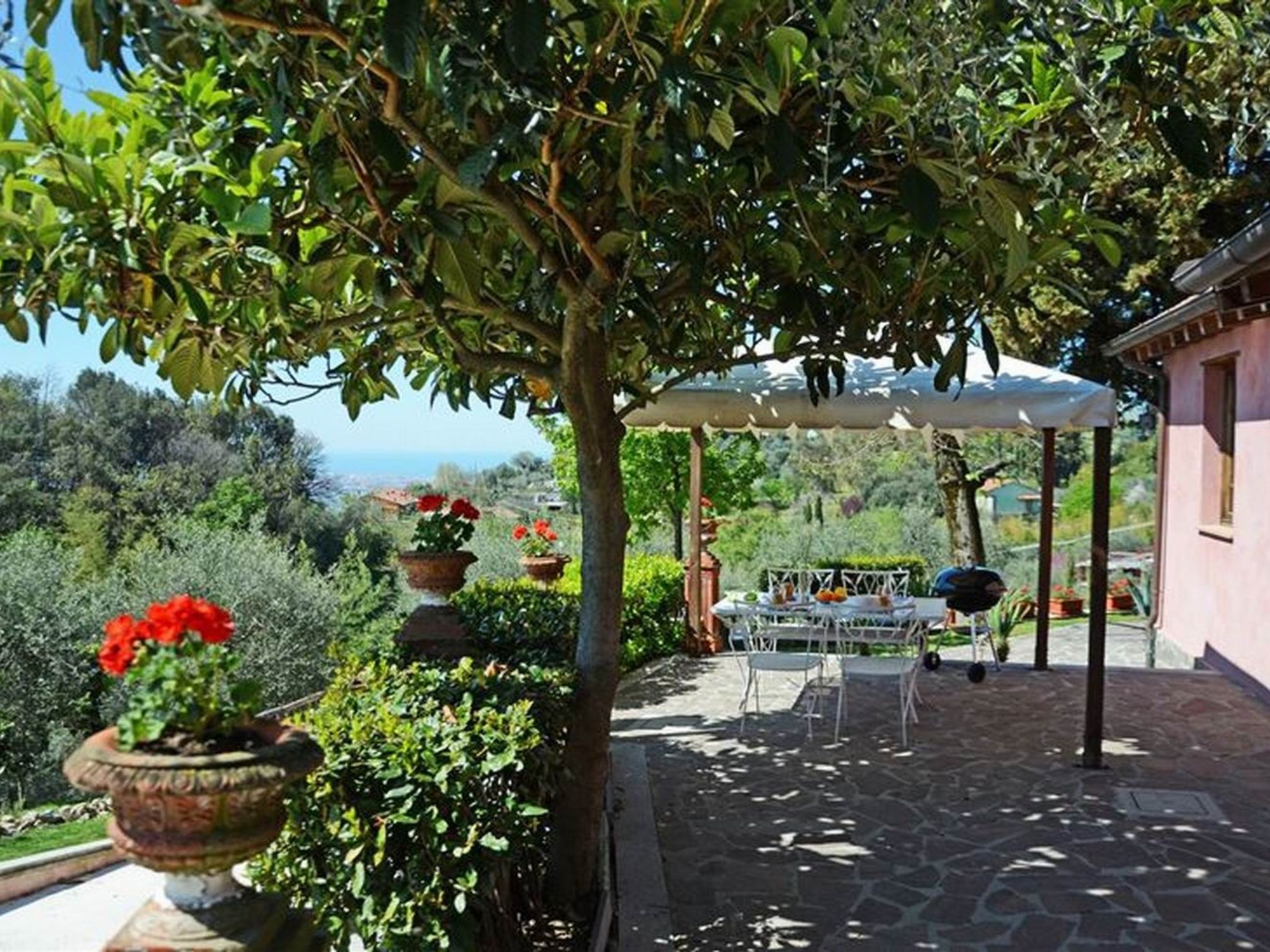 Vakantiehuis met omheinde tuin in Corsanico (Italië) 1 hond is welkom