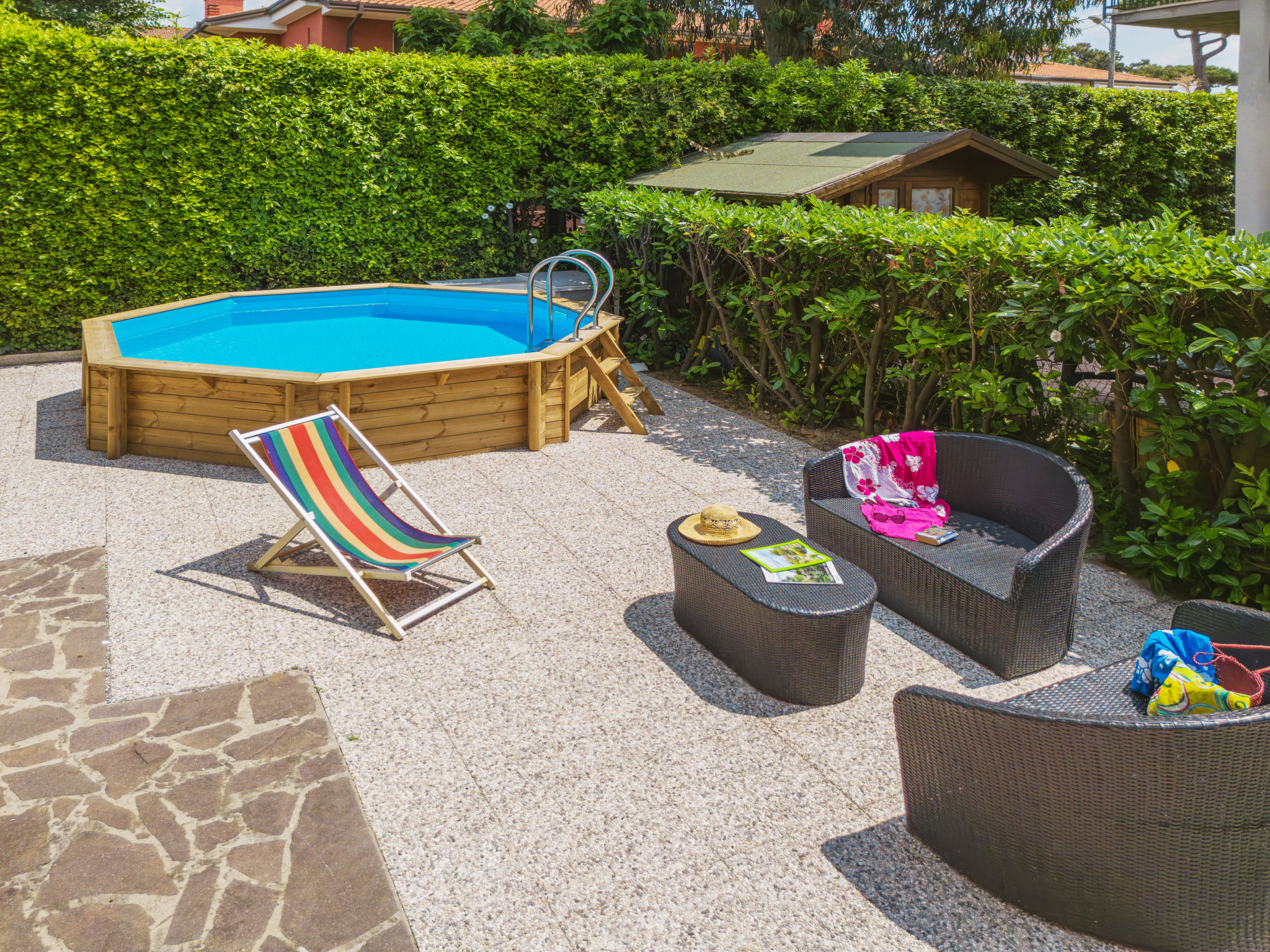 Vakantiehuis met omheinde tuin in Marina Pietrasanta (Italië) 1 hond is welkom