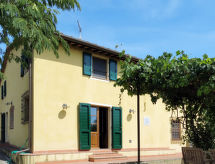Vrijstaand Toscaans landhuis met weids uitzicht bij Pisa - thumbnail 1