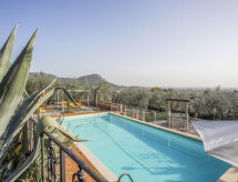 Rustiek vakantiehuis nabij Montecatini Terme met zwembad en uitzicht - thumbnail 2