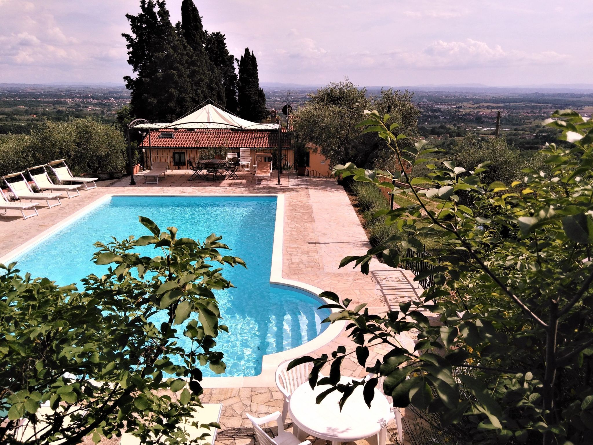Toskanische Villa 14 Personen Ultra-Panoramapool-Binnen