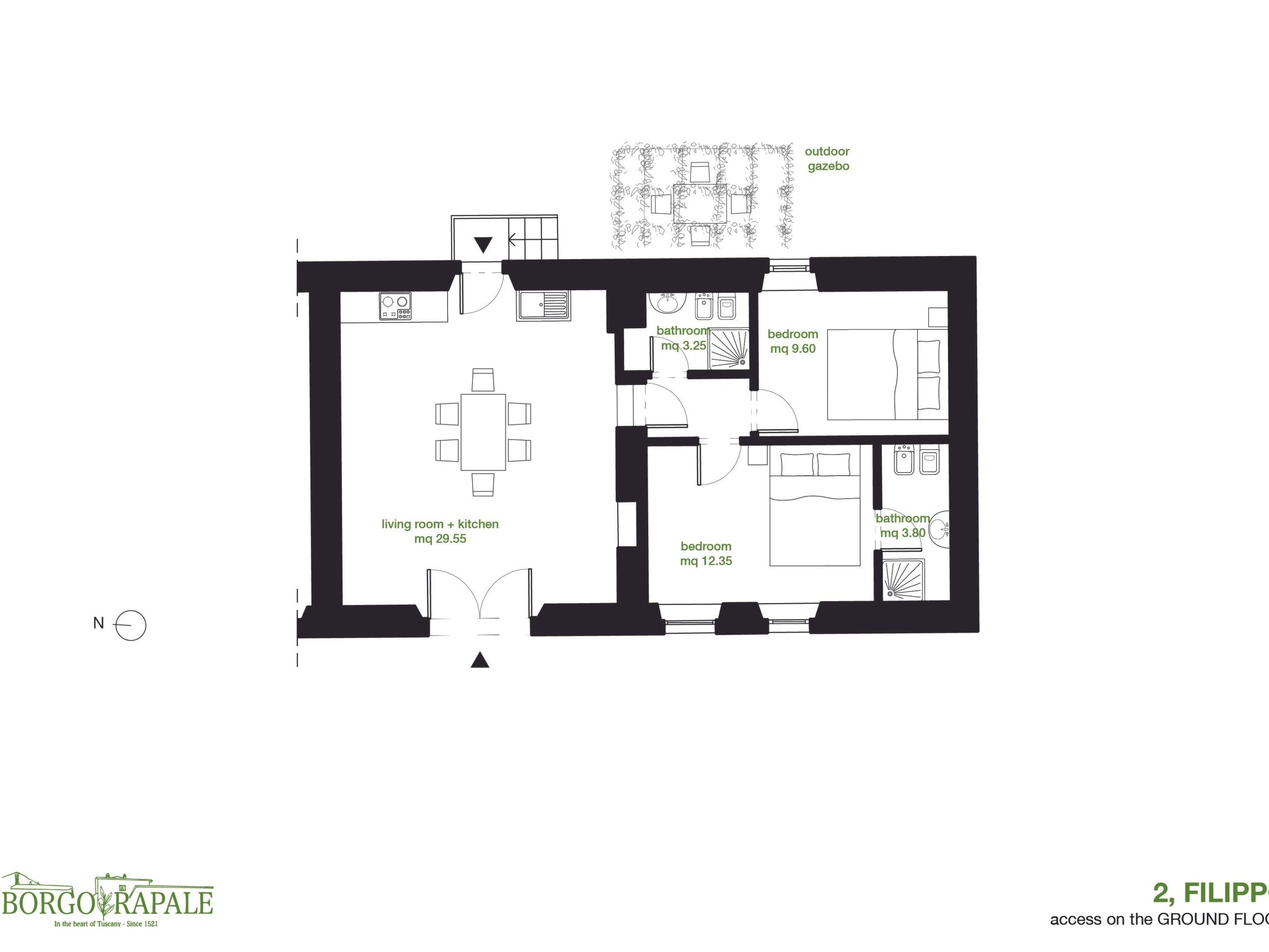 Filippo' Ferienwohnung mit Schwimmbad-Image-tags.info