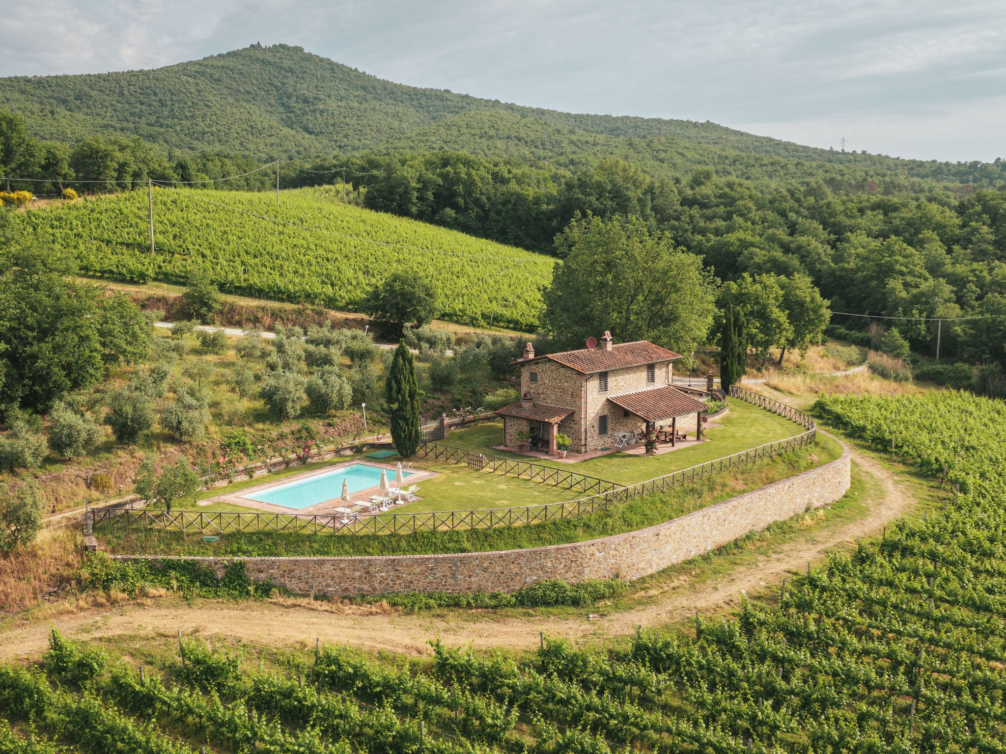 Vakantiehuis met privé zwembad in Bucine (Italië) voor 8 personen