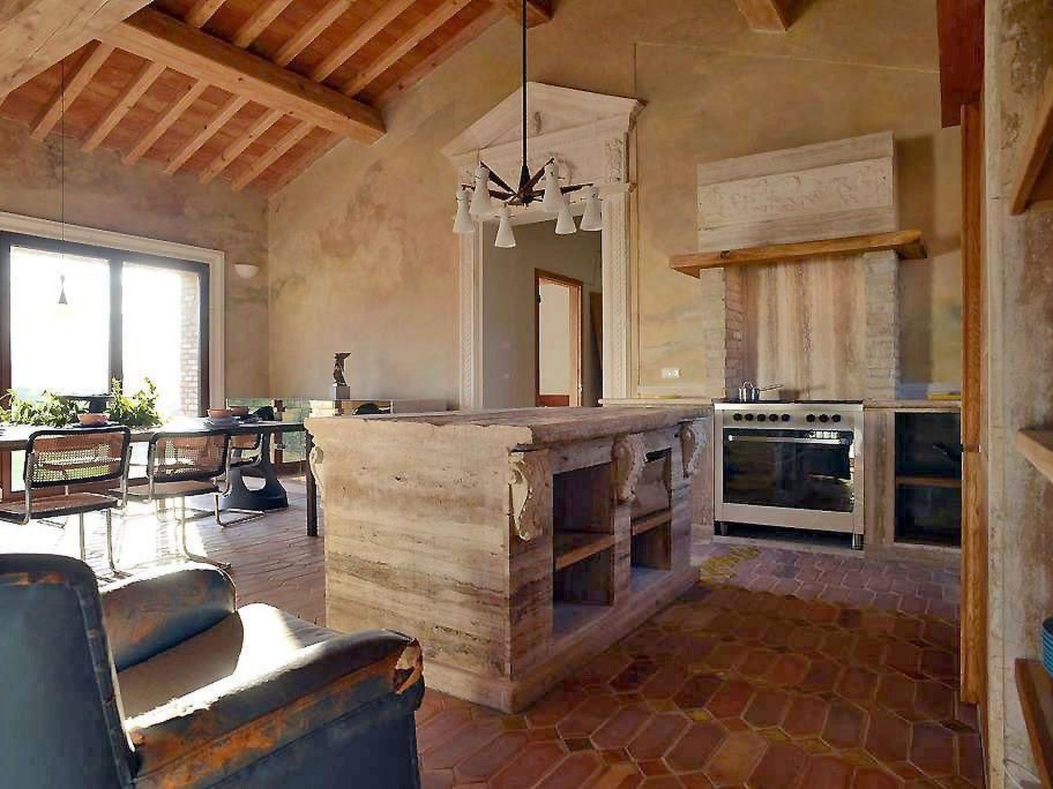 "Villa V Volterra"-Binnen