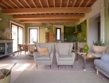 Licht appartement met gedeeld zwembad en uitzicht bij Volterra - thumbnail 3