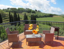 Authentiek Toscaans appartement op wijngoed bij Certaldo - thumbnail 4