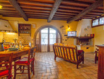 Authentiek Toscaans landhuis voor 12 personen nabij Siena en Castellina - thumbnail 4