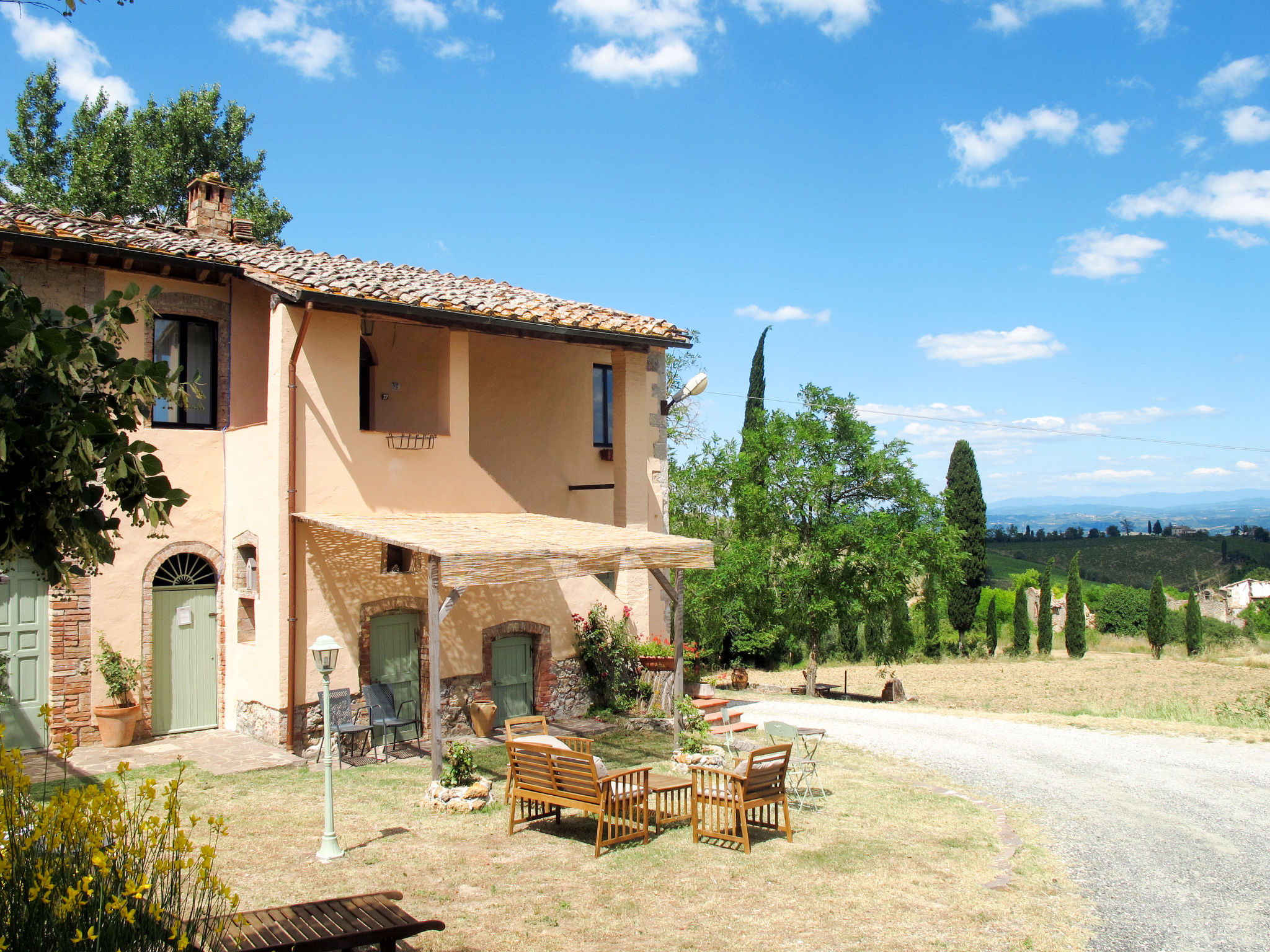 Ferienhaus in San Gimignano (Italien) und 1 Hund erlaubt
