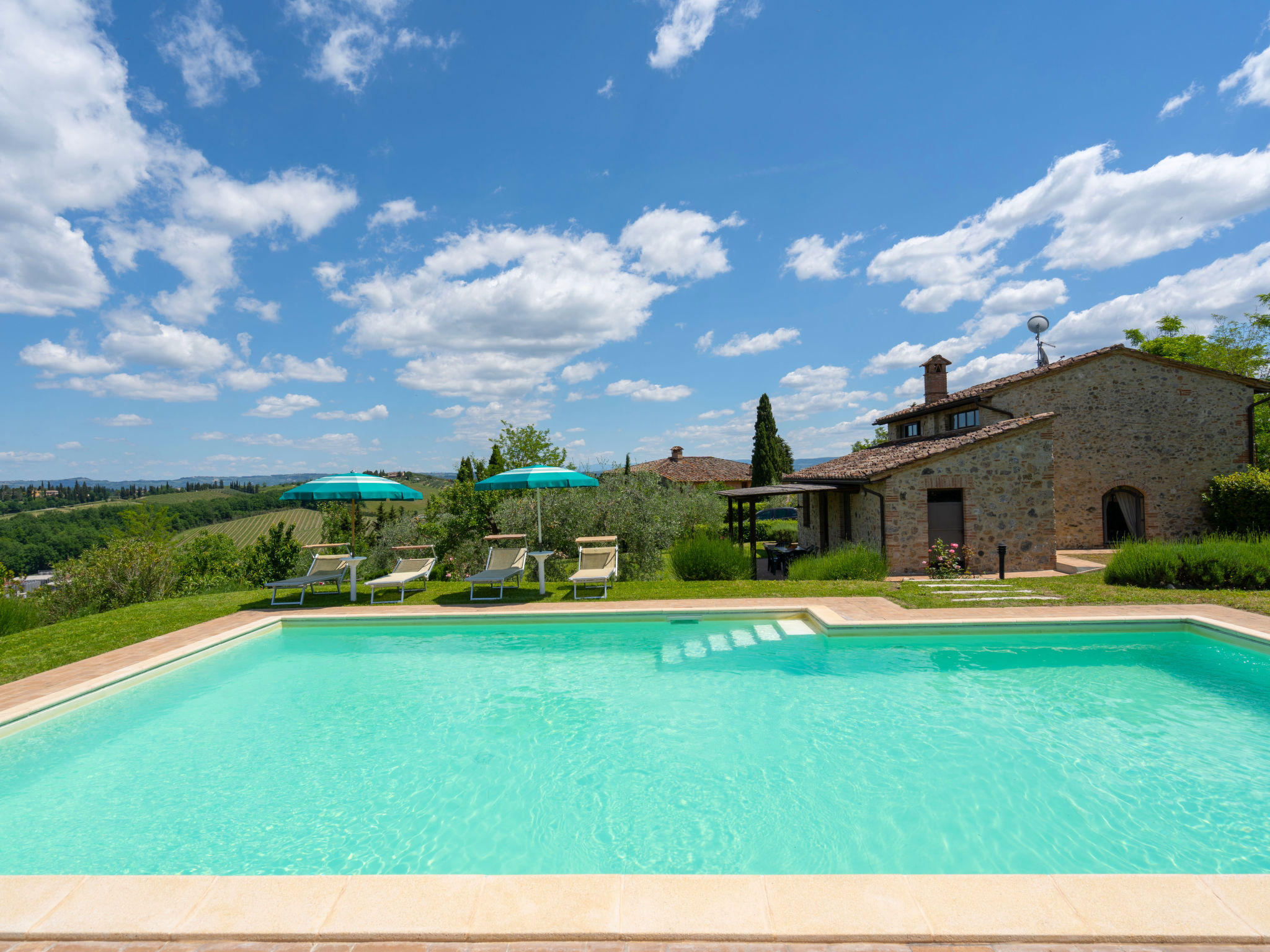 Vakantiehuis met privé zwembad in San Gimignano (Italië) voor 6 personen