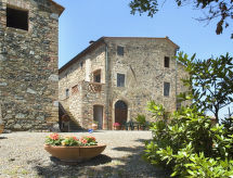 Historisch appartement in Toscaanse boerderij met zwembad en uitzicht - thumbnail 2