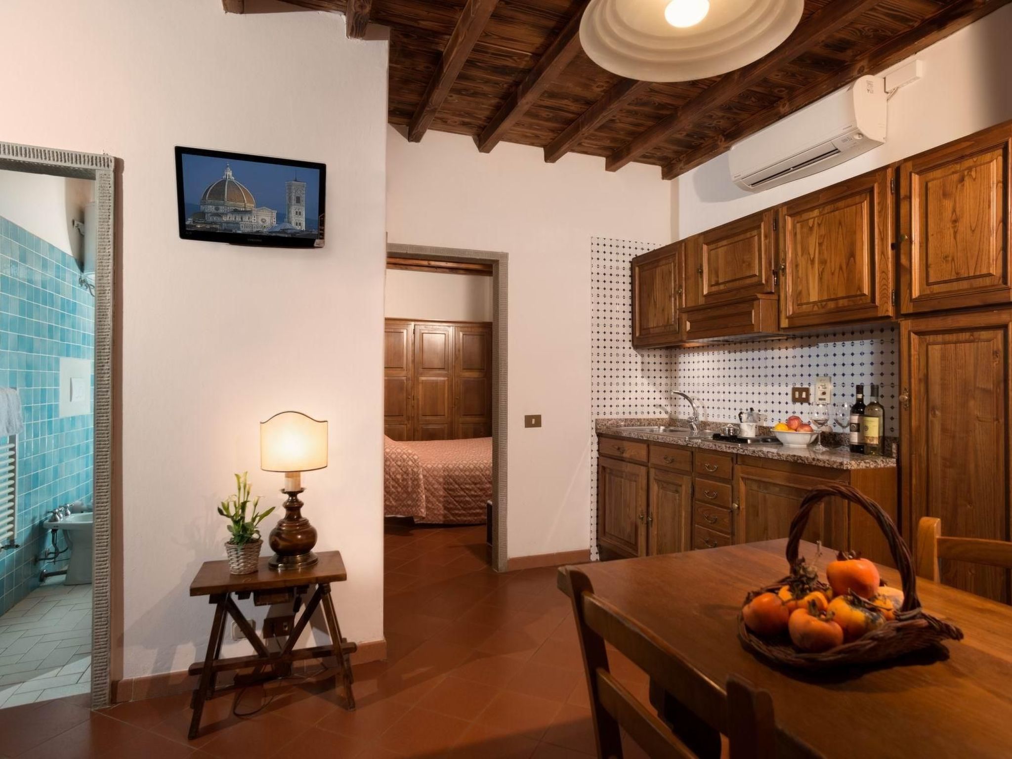 Unterkunft in der Residenz, Schwimmbad, Tennis, Restaurant-Dedans