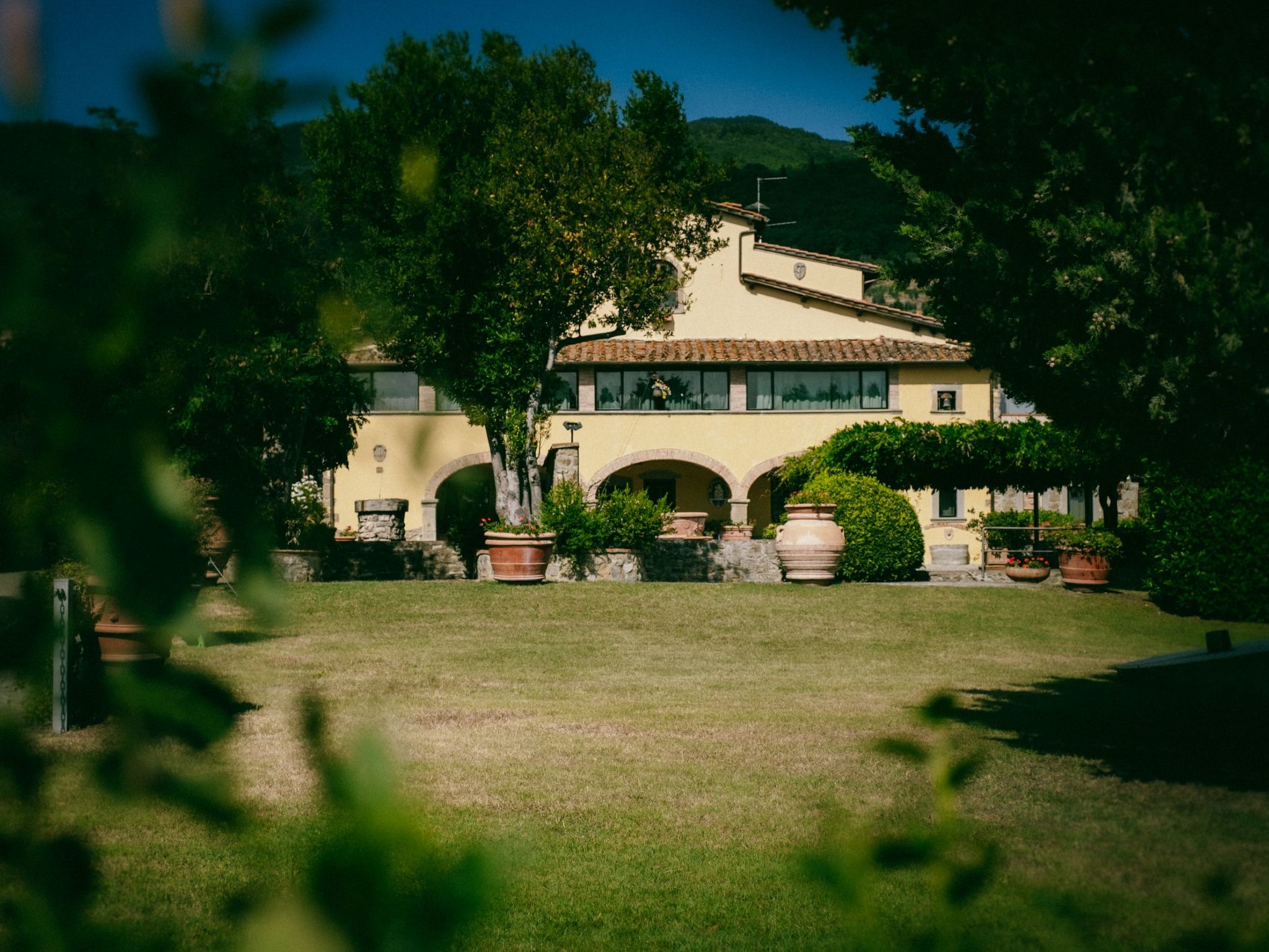 Unterkunft für 5 Personen, auf einem Bauernhof mit Schwimmbad-Dehors