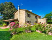 Authentiek Toscaans landhuis met privézwembad en panoramisch uitzicht bij San Gimignano - thumbnail 1