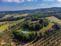 Authentiek Toscaans landhuis met privézwembad en panoramisch uitzicht bij San Gimignano - thumbnail 3