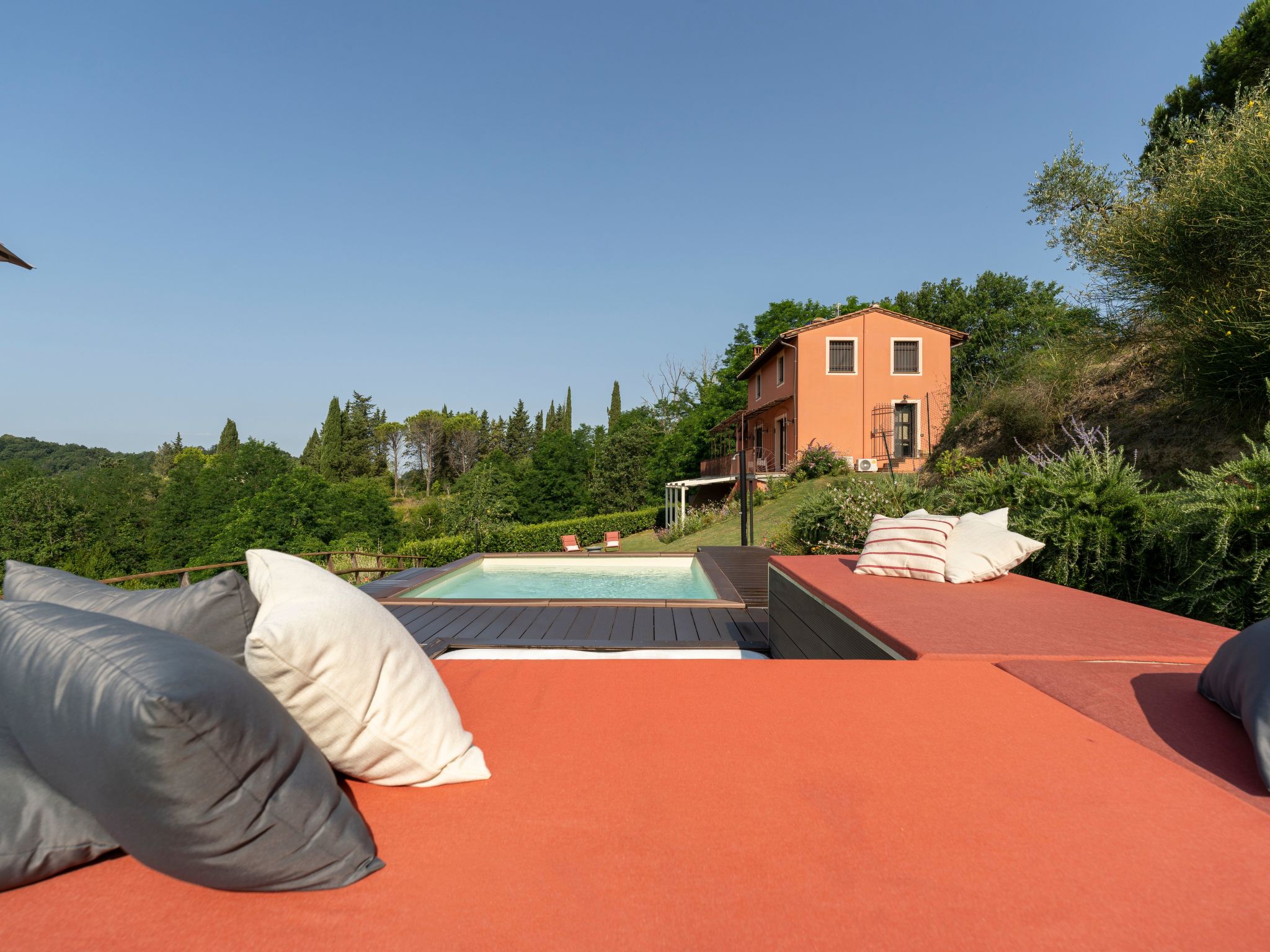 Vakantiehuis met privé zwembad in Palaia (Italië) voor 6 personen